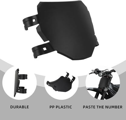 Universal Upgraded Front License Number Plate For Surron Lightbee S/X E-Bike