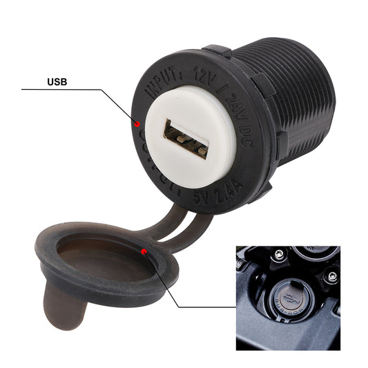 Electric Mobile Phone Charger Waterproof USB Interface Plug for Surron